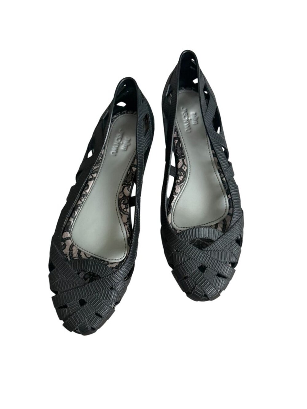 MELISSA x Jason Wu Black Sculpted Ballet Flats Size US 7 - Picture 7 of 7